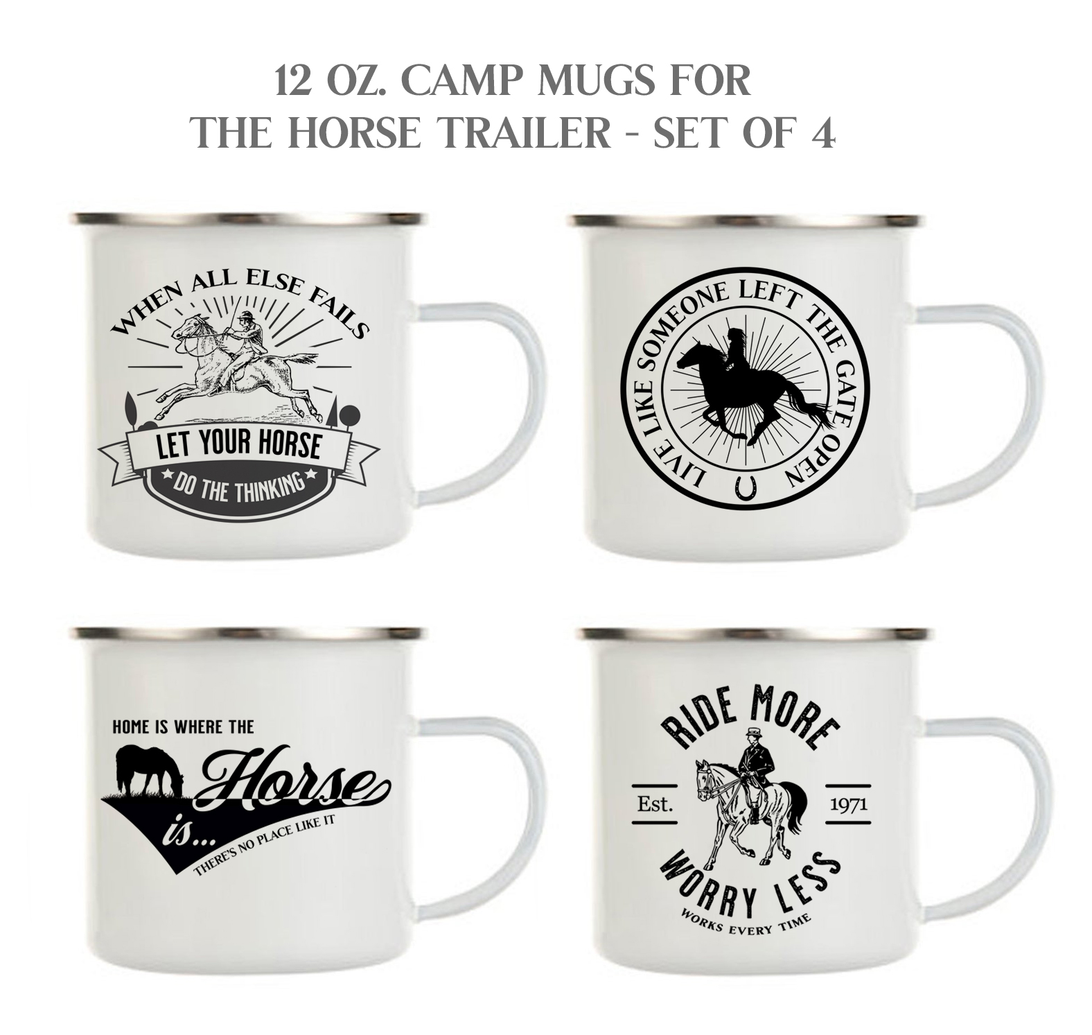 Horse Trailer Mug Collection