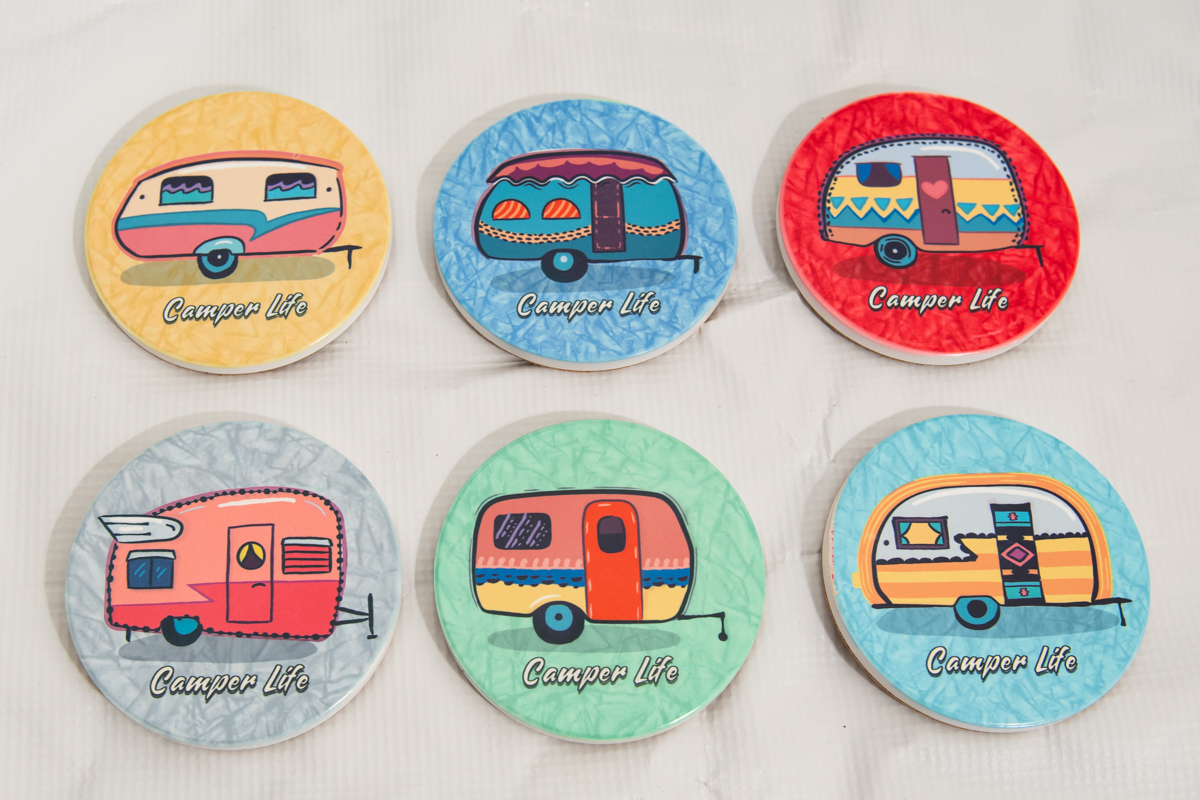 Camping Life Coasters