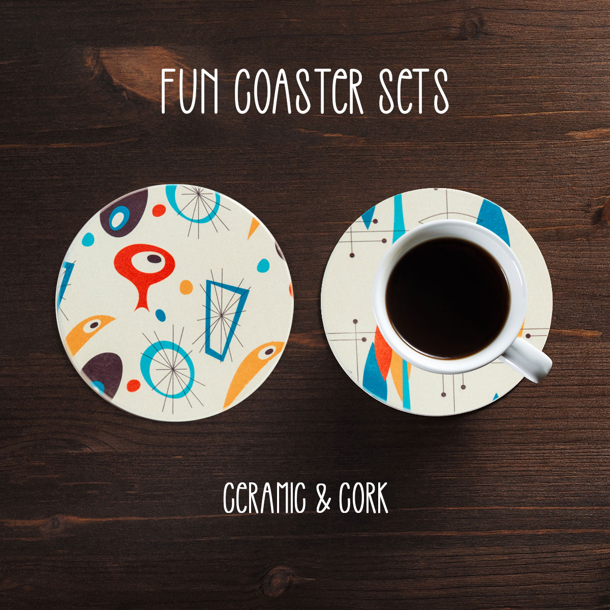 Atomic set 01 Coasters