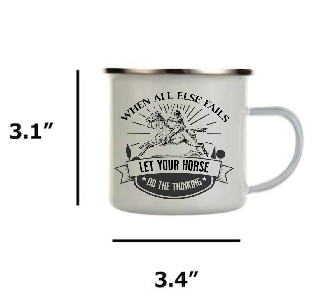 When All Else... Horse Trailer Mug